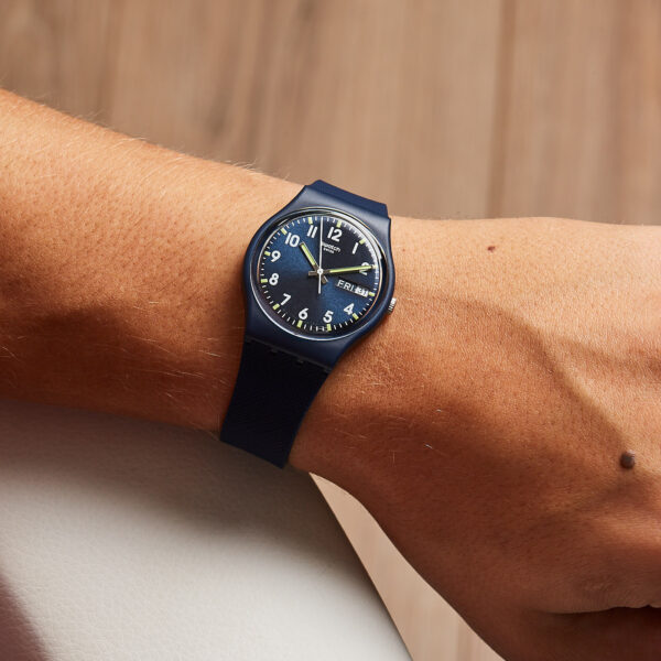 Orologio Solo Tempo Swatch Sir Blue GN718 - immagine 3