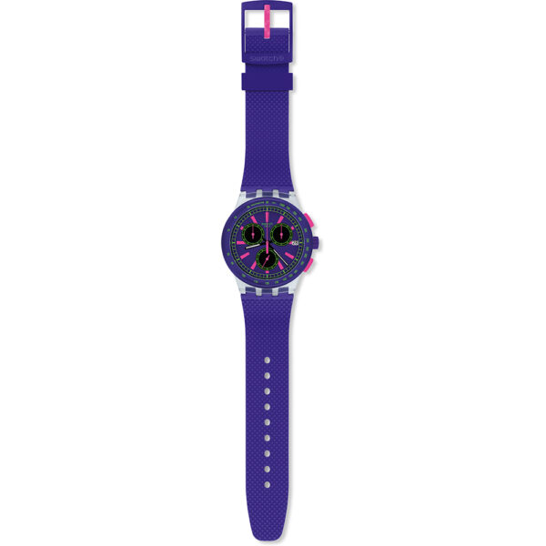 Orologio unisex crono Swatch Purp-Lol SUSK400 - immagine 2