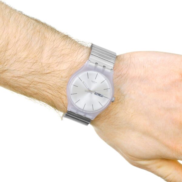 Orologio Elastico Swatch Resolution SUOK700A - immagine 3