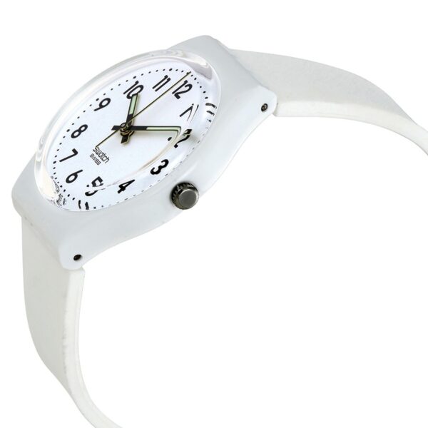 Orologio Solo Tempo Swatch Just White Soft GW151O - immagine 4