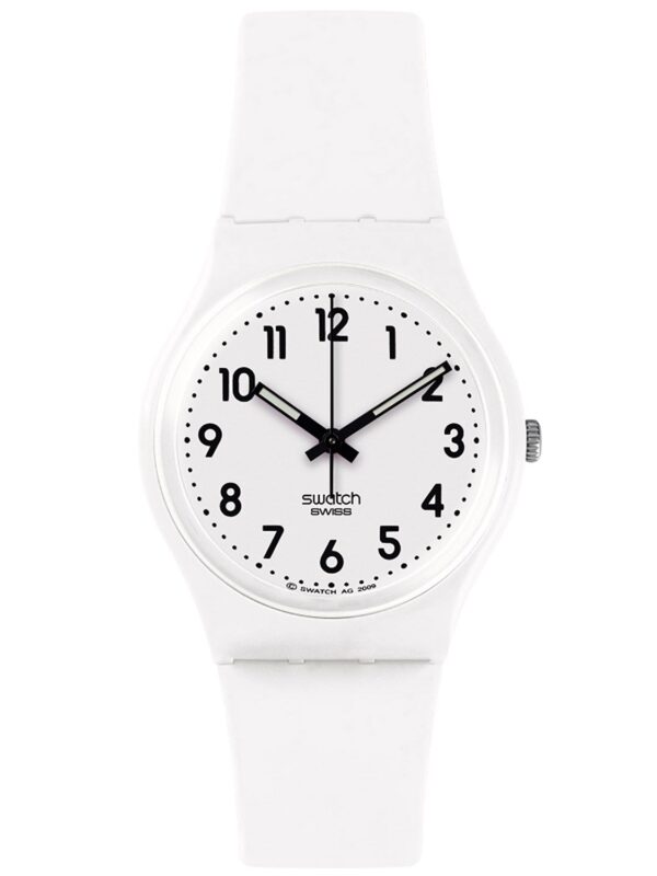 Orologio Solo Tempo Swatch Just White Soft GW151O