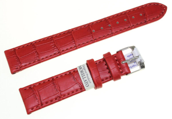 Cinturino in pelle rosso Morellato 22 mm