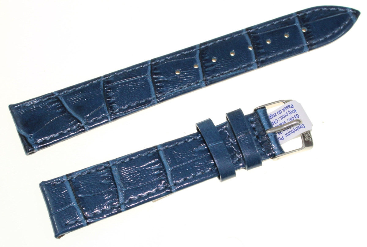 Cinturino in pelle blu Morellato 20 mm - Oroshop