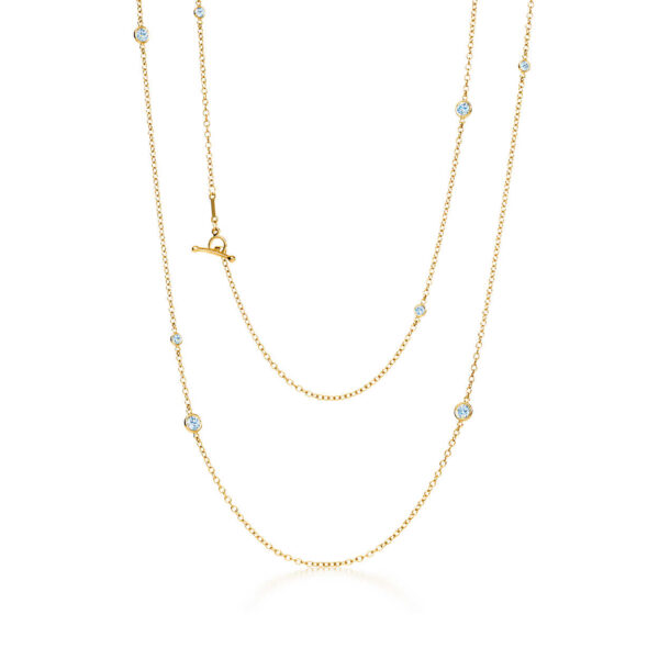 Collane stile tiffany argento dorato donna Oroshop