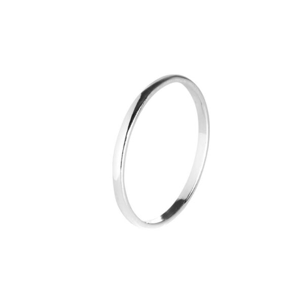 Anello in argento fedina Unisex  Unoaerre