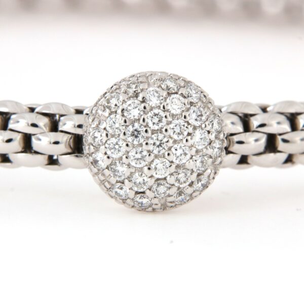 Bracciale Oro Diamanti Fope Flexit  647B PAVE - immagine 3