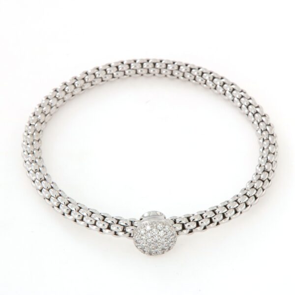 Bracciale Oro Diamanti Fope Flexit  647B PAVE - immagine 4