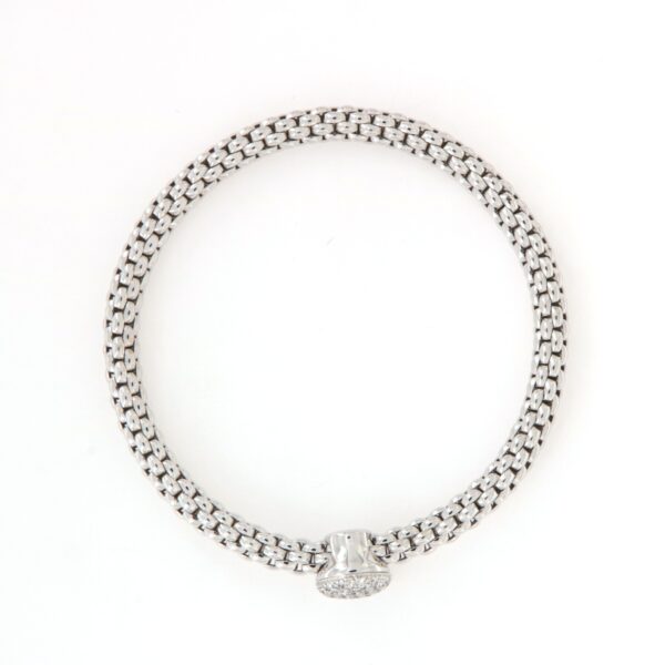 Bracciale Oro Diamanti Fope Flexit  647B PAVE - immagine 5