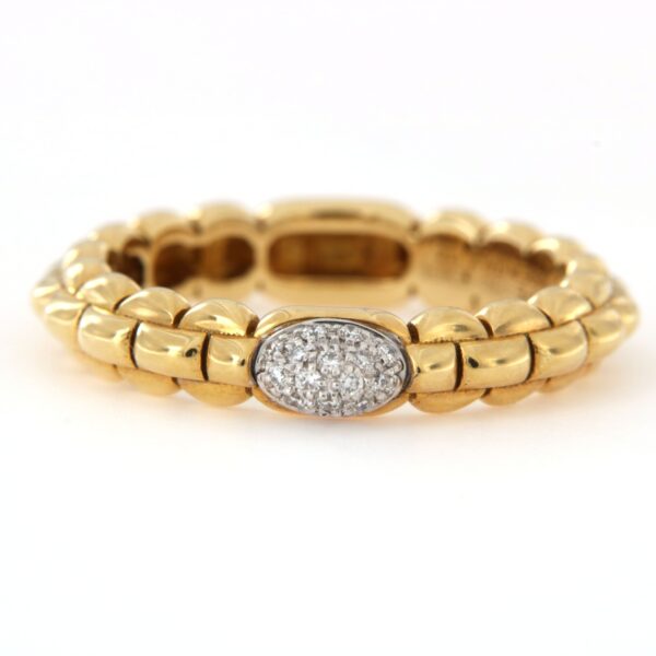 Anello Oro Giallo Fope Eka Tiny AN730 PAVE - immagine 3