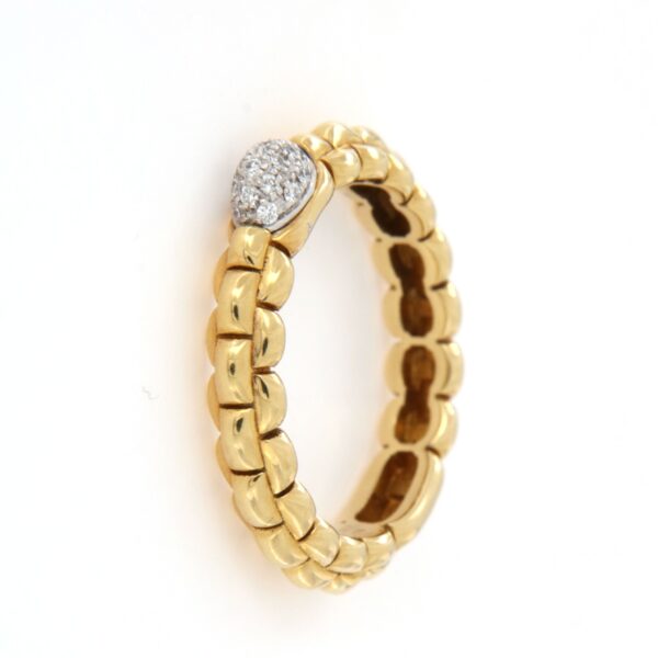 Anello Oro Giallo Fope Eka Tiny AN730 PAVE - immagine 4