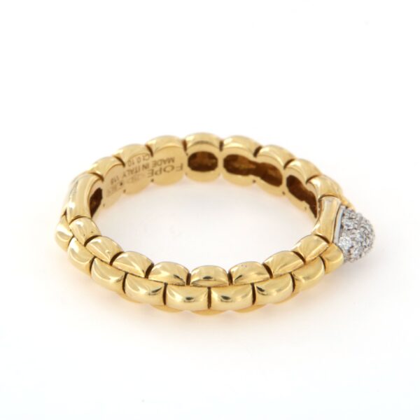 Anello Oro Giallo Fope Eka Tiny AN730 PAVE - immagine 7