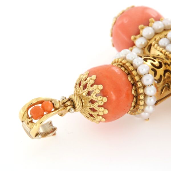 Ciondolo Croce Con Corallo E Perline Sun Day - immagine 4