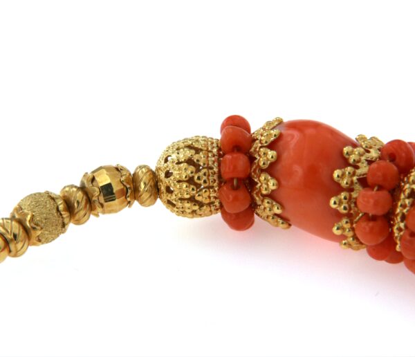 Bracciale oro e corallo Sun Day - immagine 2