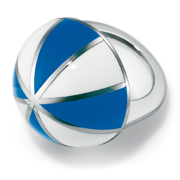 Anello Swatch Similitude Blue Ring JRS017