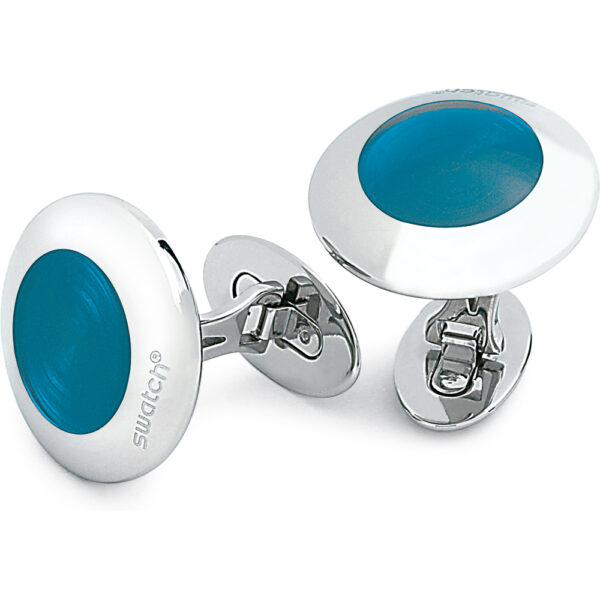 Gemelli Swatch Spherique Blue Cufflinks JML001-U
