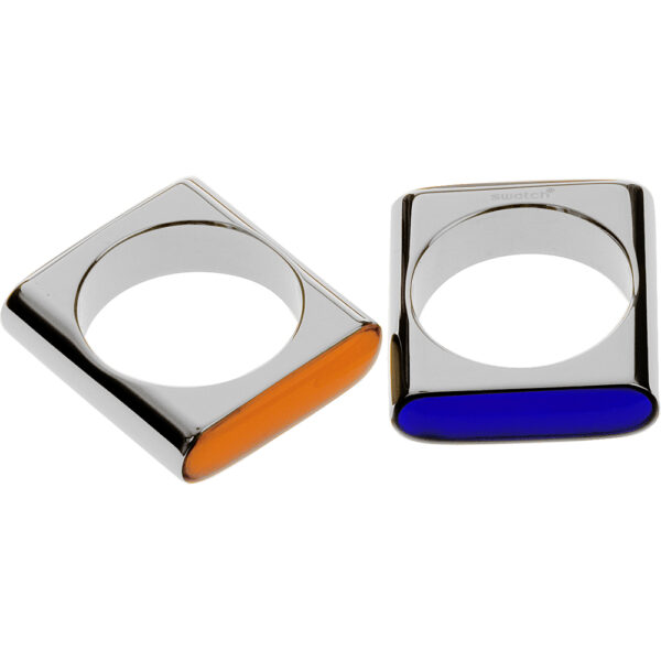 Anello Swatch Defile Blue Ring JRS019-5