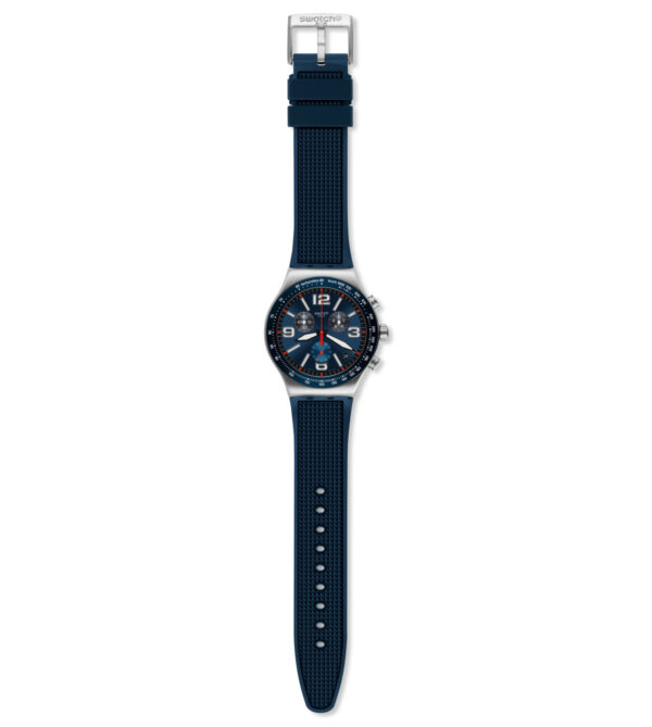 Orologio Swatch SpringSummer  Blue Grid YVS454 - immagine 4