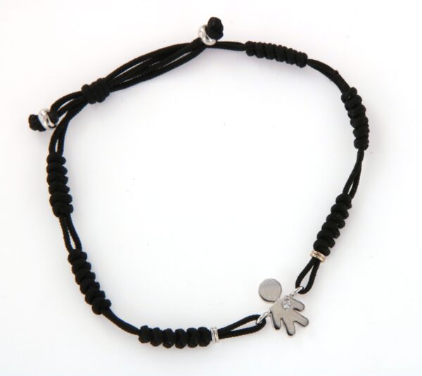 Bracciale Oro Bianco Bimbo Diamanti Crivelli