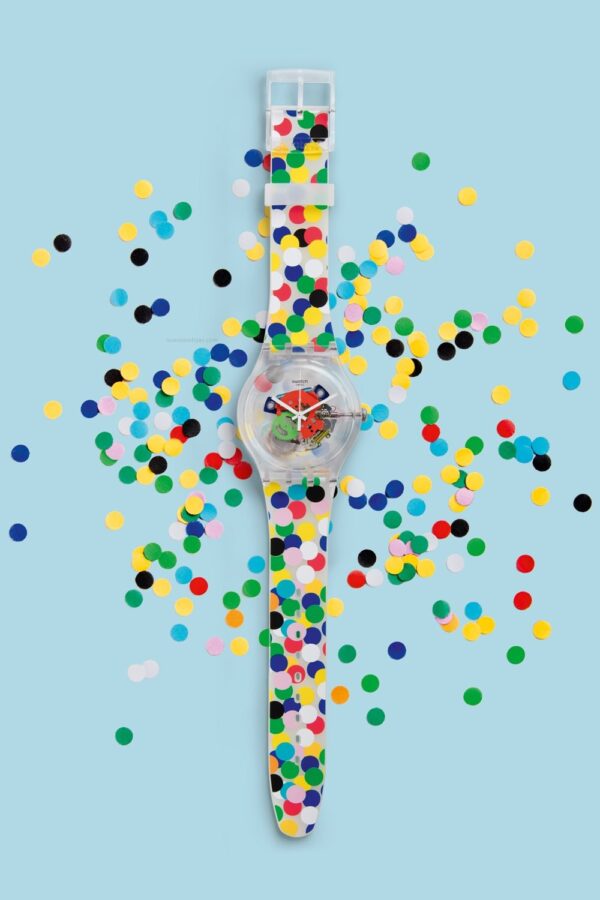 Orologio Swatch Alessandro Mendini SUOZ213 - immagine 7