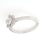 Anello Fiore Pavè Diamanti Crivelli - immagine 5
