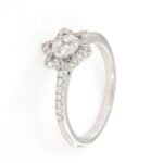Anello Fiore Pavè Diamanti Crivelli - immagine 7