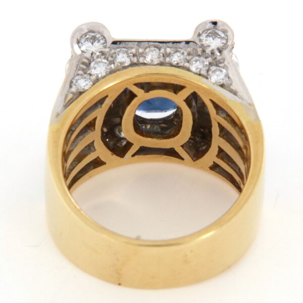 Anello Fascia Diamanti Zaffiro Crivelli - immagine 5