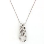 Collier Pendente Intrecciato Diamanti Crivelli - immagine 3