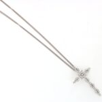 Collier croce con diamanti Crivelli