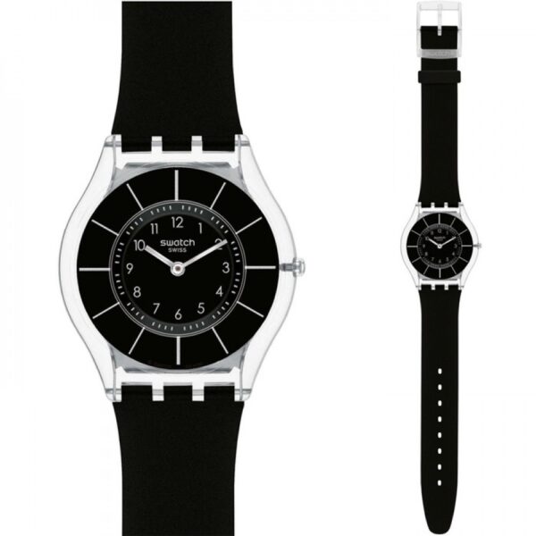 Orologio Swatch Skin Black Classiness SFK361 - immagine 5