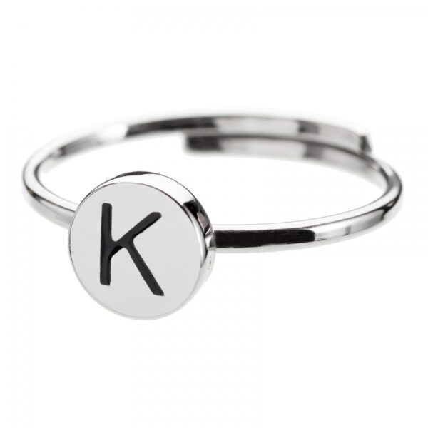 Anello Lettera K Marlù Qui C’Est Moi 18AN018K-S