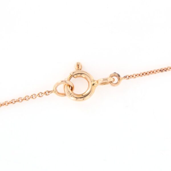 Collier Croce Oro Rosa Diamanti Neri Crivelli - immagine 3