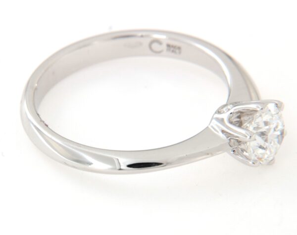 Anello solitario pietra in certificato Crivelli - immagine 4