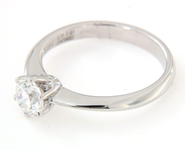 Anello solitario pietra in certificato Crivelli - immagine 3
