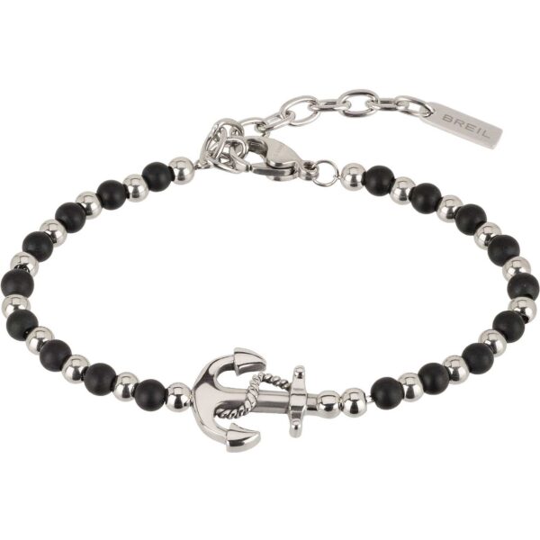 Bracciale acciaio Black Onyx Breil Uomo  TJ2407