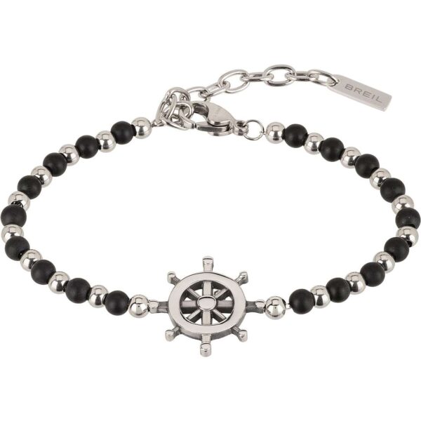 Bracciale acciaio Black Onyx Breil Uomo TJ2408