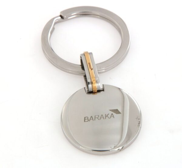 Portachiavi Acciaio Oro Barakà PO21429 - immagine 2