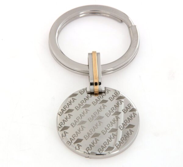 Portachiavi Acciaio Oro Barakà PO21429