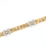 Bracciale Oro Giallo 18 kt Farfalle Diamanti - immagine 6