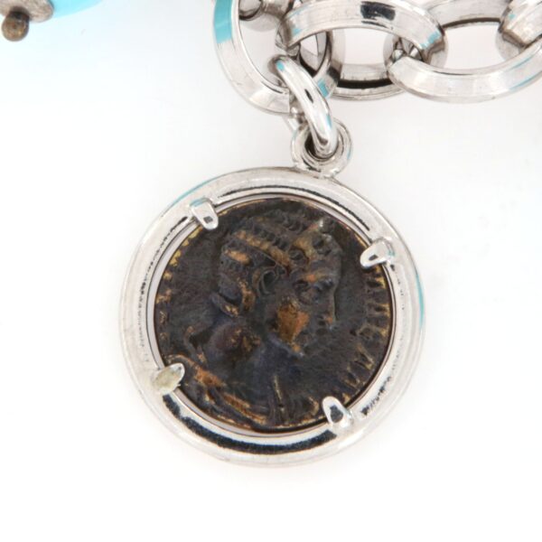 Bracciale in argento 925 pietre turchese Vanto - immagine 4