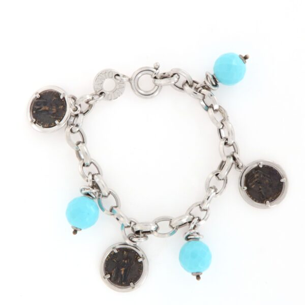 Bracciale in argento 925 pietre turchese Vanto - immagine 7