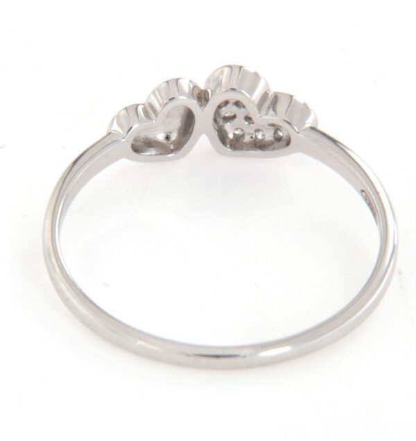 Anello cuori diamanti Crivelli - immagine 2