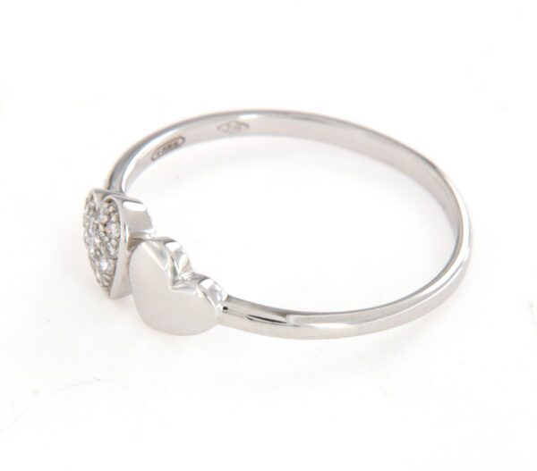 Anello cuori diamanti Crivelli - immagine 4
