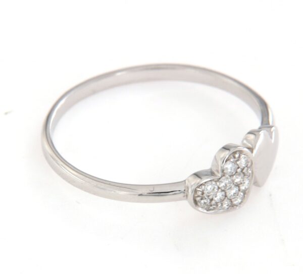 Anello cuori diamanti Crivelli - immagine 3