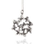 Collana Medaglia Giovanni Raspini Farfalle 08307
