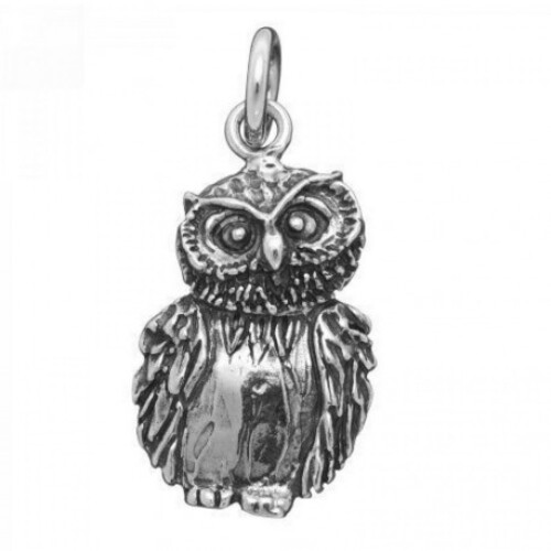 Charms Argento 925 Gufo