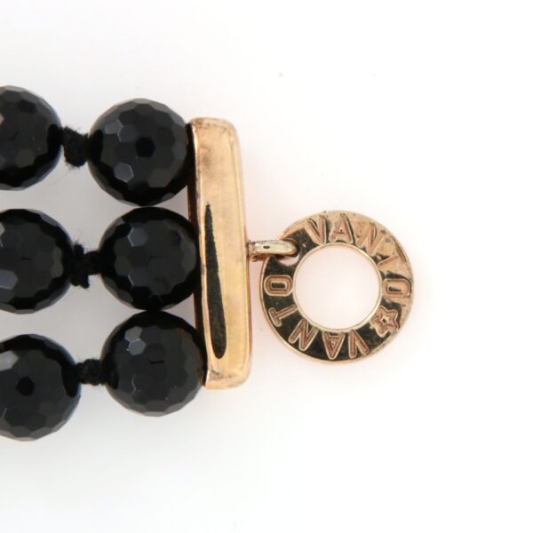 Bracciale Con Medaglia E Sfere Di Onice Vanto - immagine 3