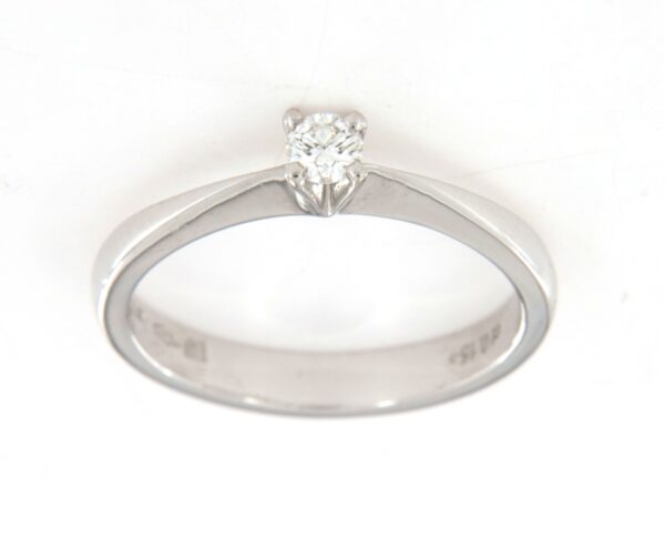Anello solitario diamanti Crivelli