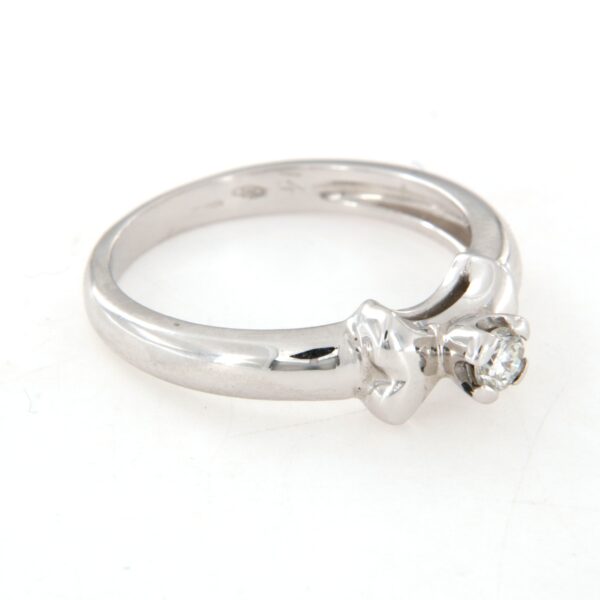 Anello fiocco diamanti Crivelli - immagine 4