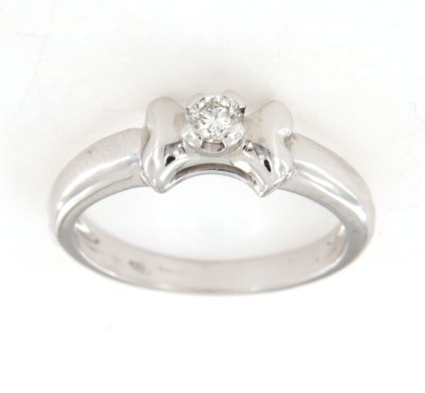 Anello fiocco diamanti Crivelli
