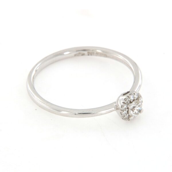 Anello moretta diamanti ct0,15+0,07 Crivelli - immagine 3